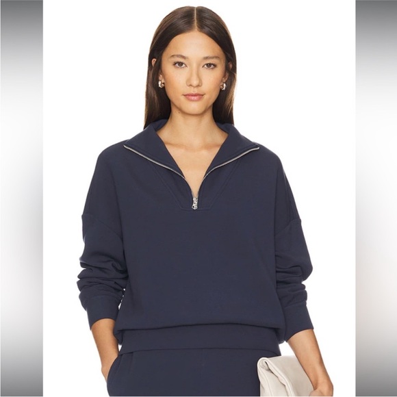 Varley Sweaters - NWT Varley Hawley 1/2 Zip Navy Women’s Sweater